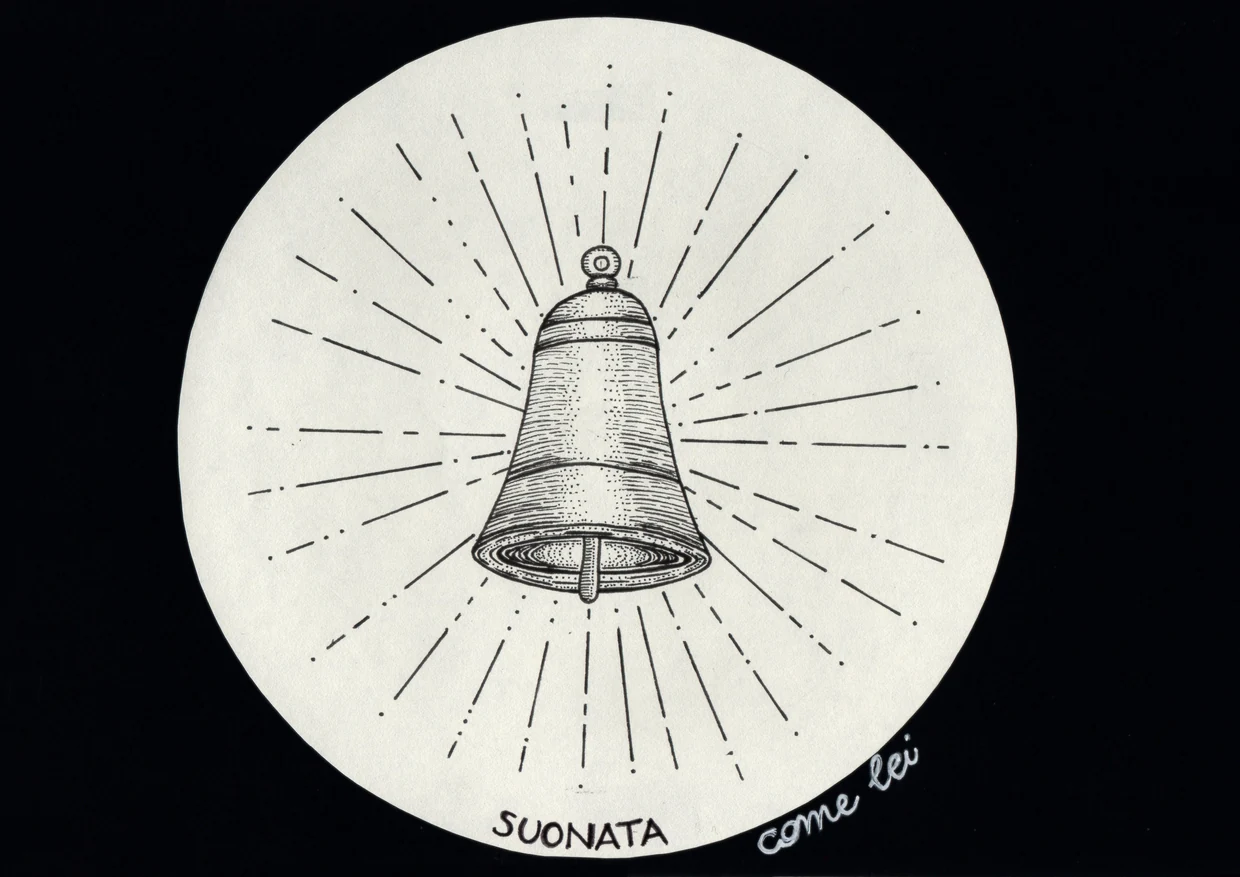 Disegno di Federica Milani — Suonata come lei