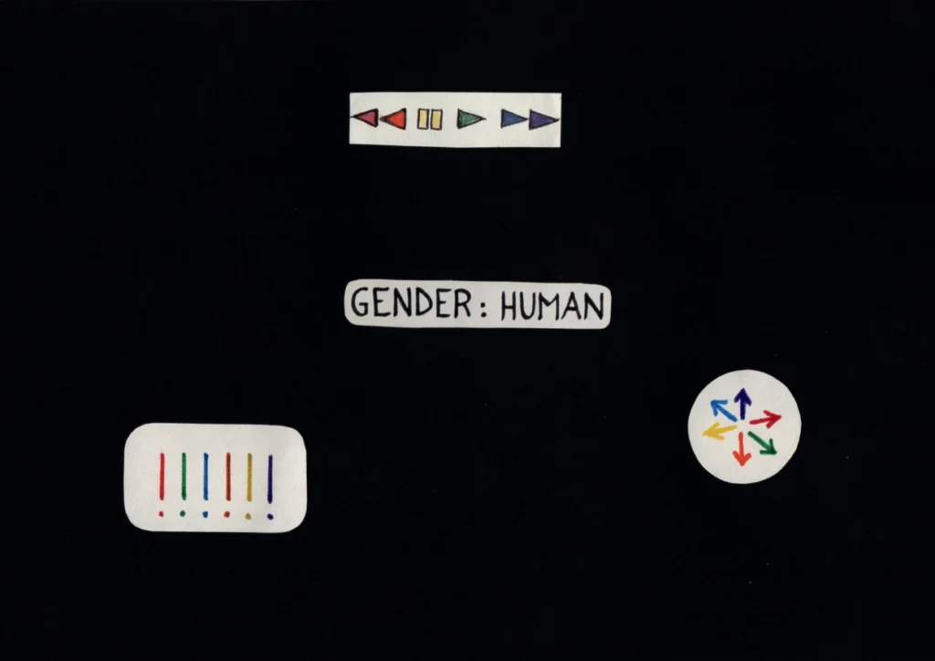Disegno di Federica Milani — Gender : human