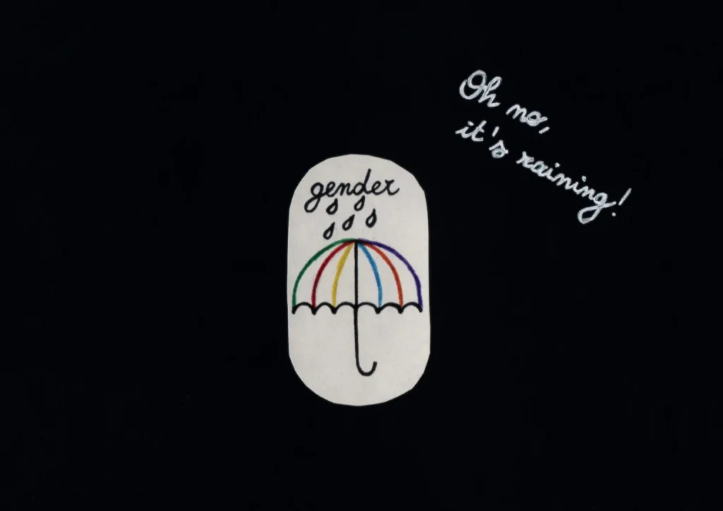 Disegno di Federica Milani — Oh no it's raining!