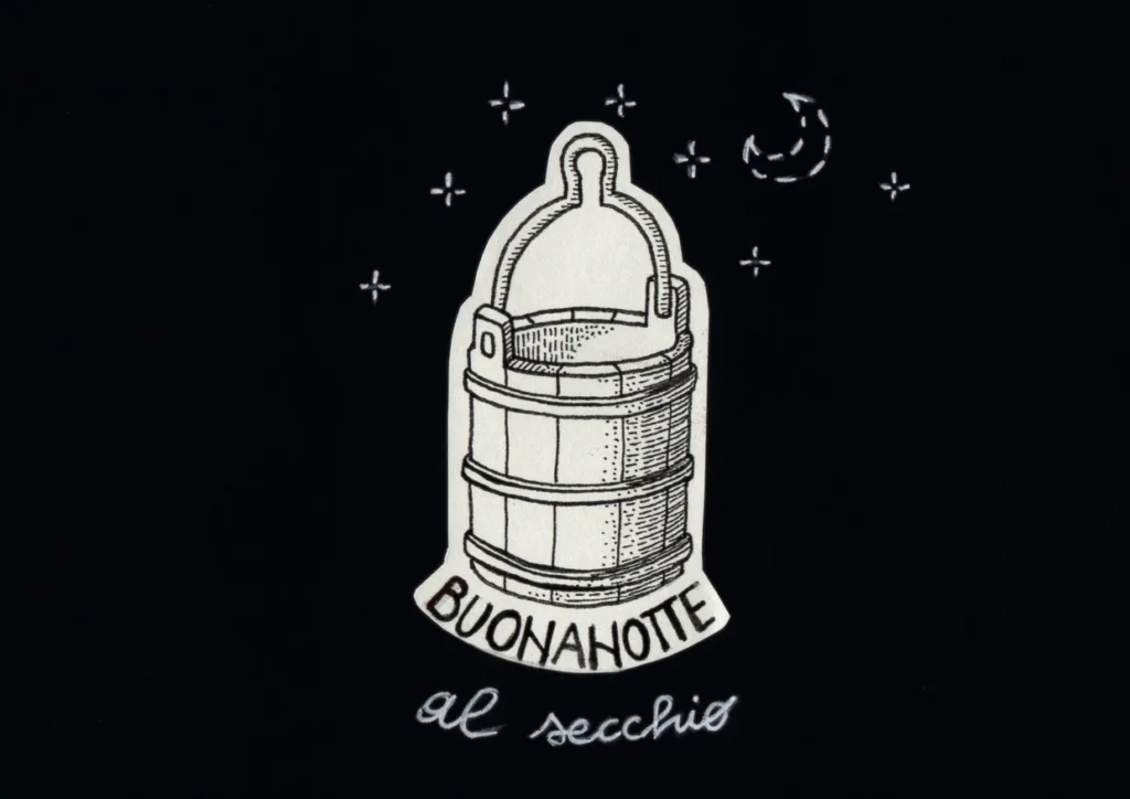 Disegno di Federica Milani — Buonanotte al secchio