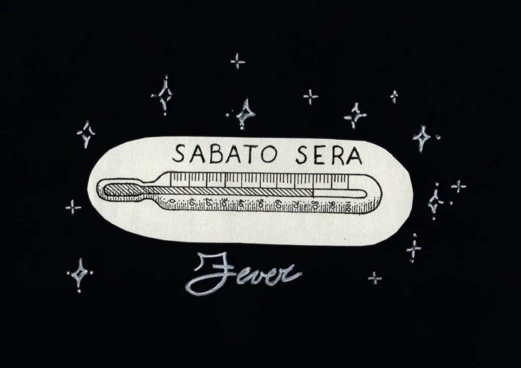 Disegno di Federica Milani — Sabato sera fever