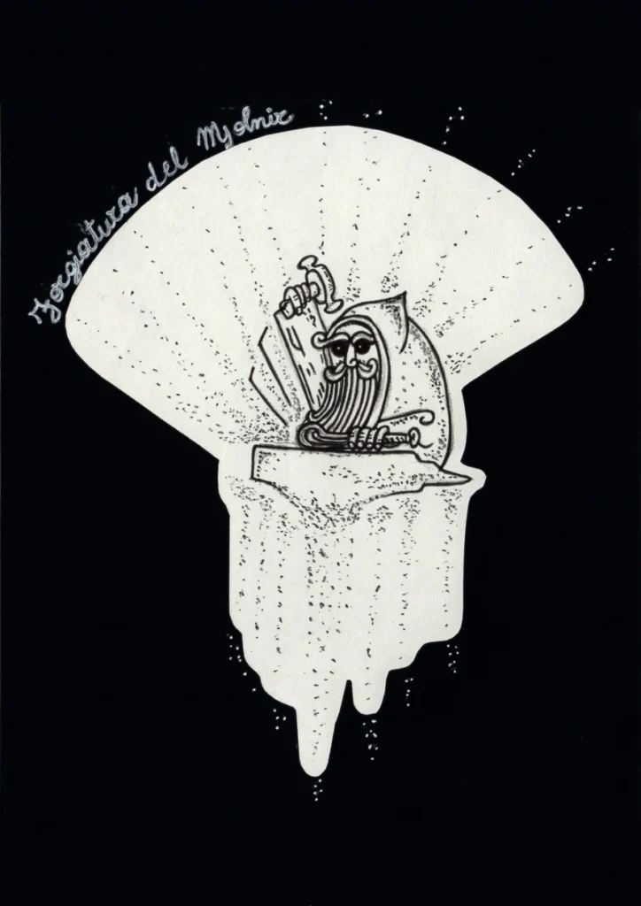 Disegno di Federica Milani — Forgiatura del Mjolnir