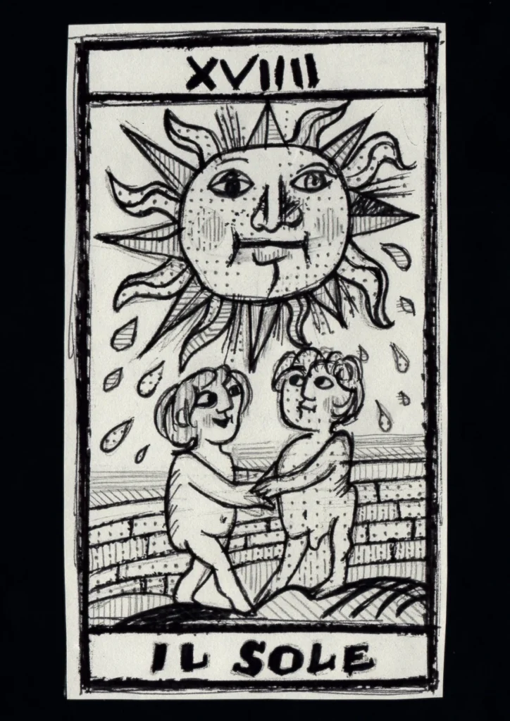 Disegno di Federica Milani — XVIIII - Il sole