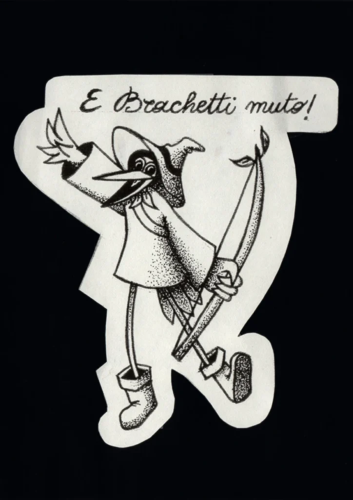 Disegno di Federica Milani — E Brachetti muto!