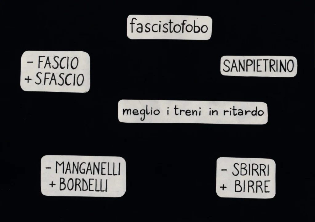 Disegno di Federica Milani — Scritte 3