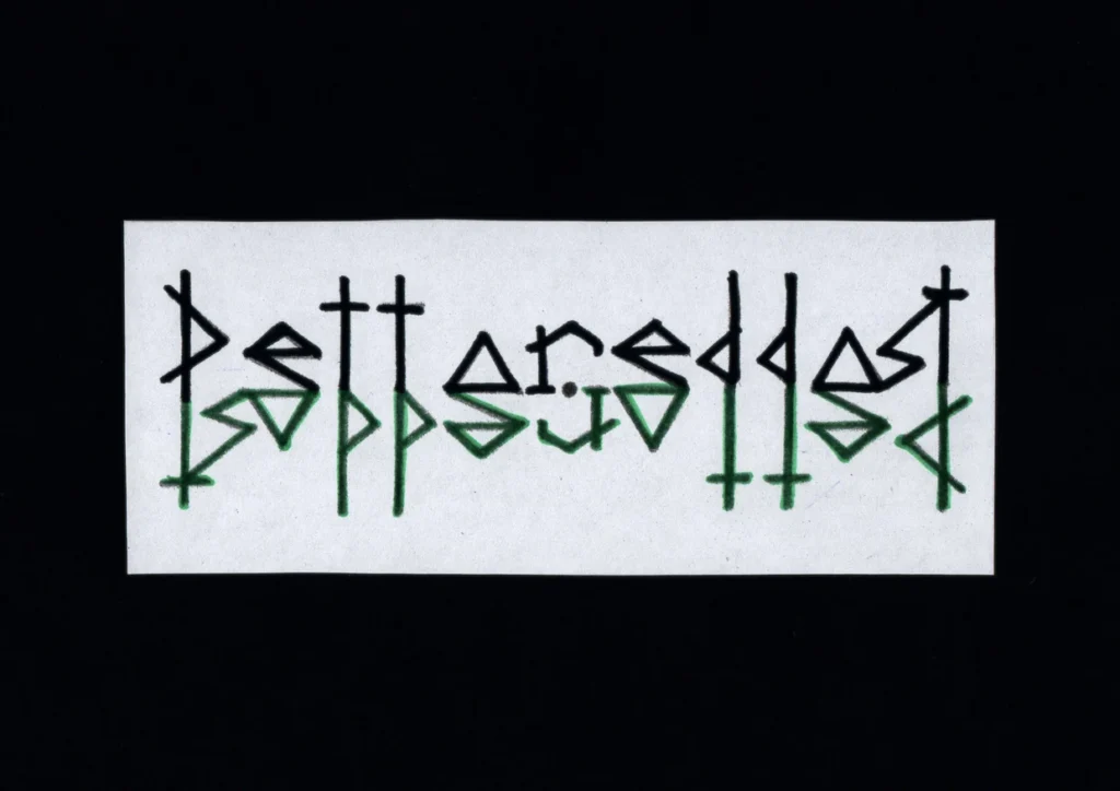Disegno di Federica Milani — Scritte 4 - Pettareddast