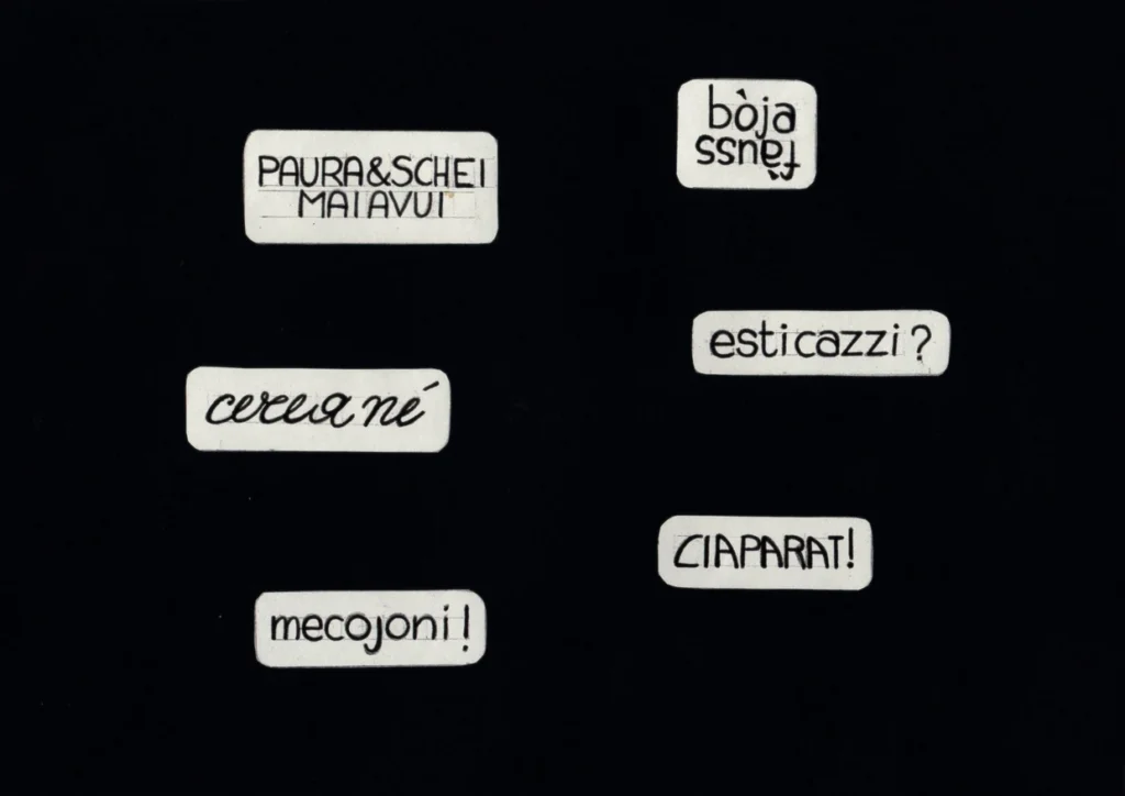 Disegno di Federica Milani — Scritte 5