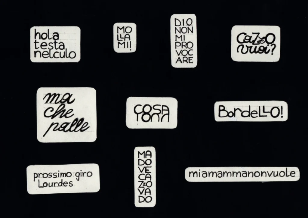 Disegno di Federica Milani — Scritte 6