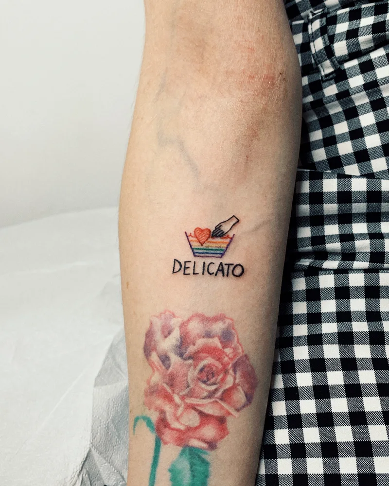 Tatuaggio reale di Federica Milani — Tatuaggio 08