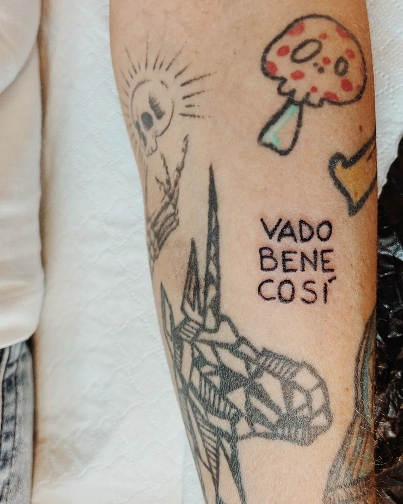Tatuaggio reale di Federica Milani — Tatuaggio 42