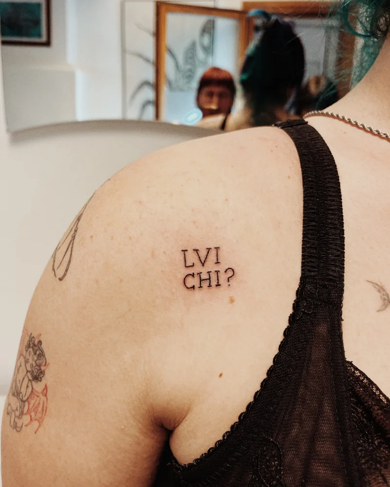 Tatuaggio reale di Federica Milani — Tatuaggio 48